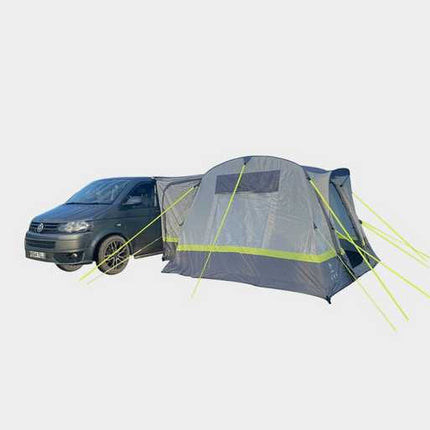 Quick-pitch OLPRO Cubo Breeze v2 awning on campervan
