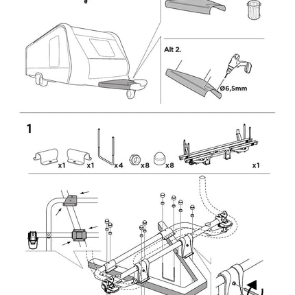 Thule caravan superb short