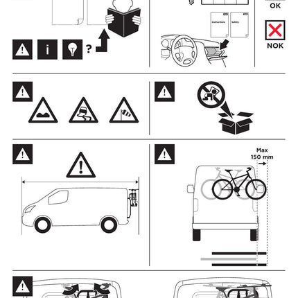 Thule Elite Van XT (Black) Ford Transit H3 2014