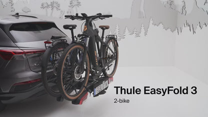 Thule EasyFold 3 - Platform Towbar Bike Rack Black