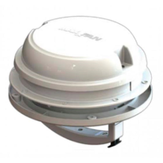 Maxxfan White Dome Plus with LED