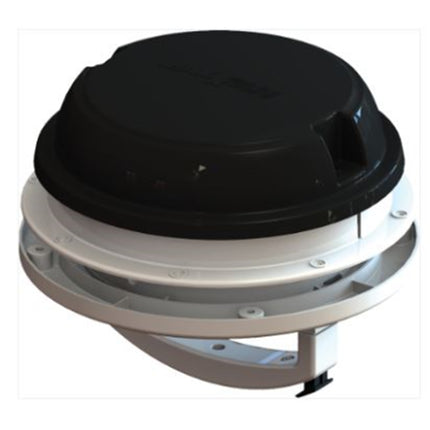 Maxxfan Black Dome Plus with LED