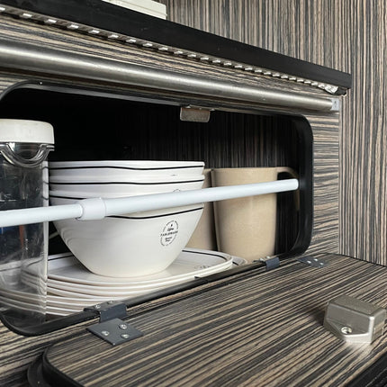 Olpro Telescopic Cupboard & Fridge  Storage Bars  41-71cm Pack of Two