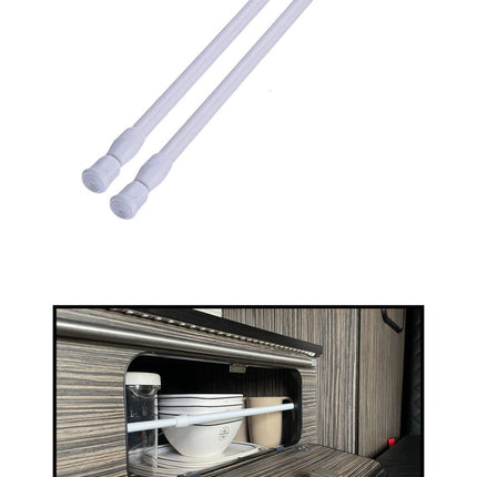 Olpro Telescopic Cupboard & Fridge  Storage Bars  41-71cm Pack of Two