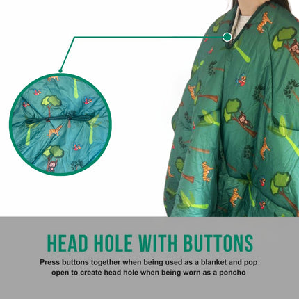 OLPRO The Original Insulated Kids Blanko® - Rainforest Rascals