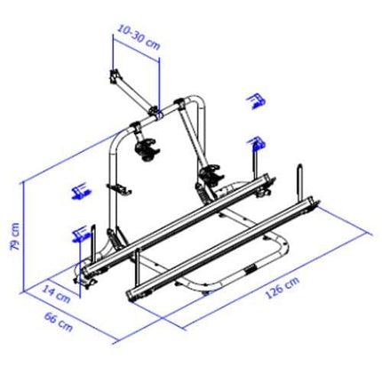 Thule Garage Sport G2 Mounted 4th Rail Bike Rack