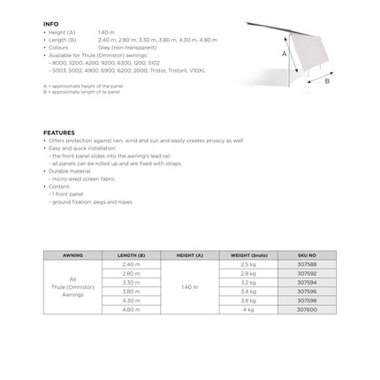 Thule View Blocker G2 Front