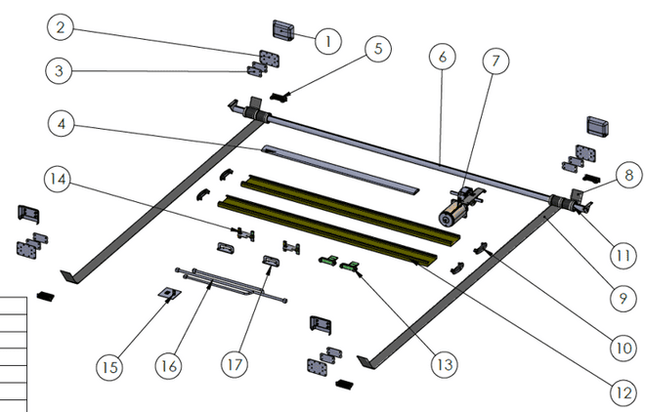 TRV ELECTRIC LIFTING BED KIT