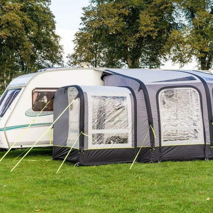Olpro View 300 Caravan Inflatable Porch Awning With Porch Extension