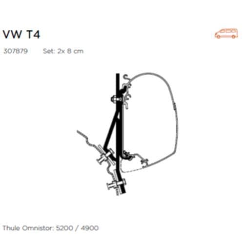 Thule Onmistor Awning Adapter For VW T4 (Set  x 8cm)