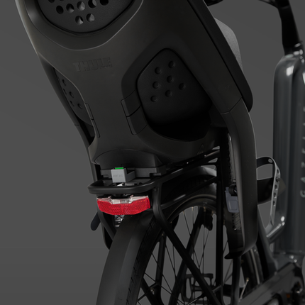 Thule Yepp 2 MIK HD rack-mounted child bike seat midnight black
