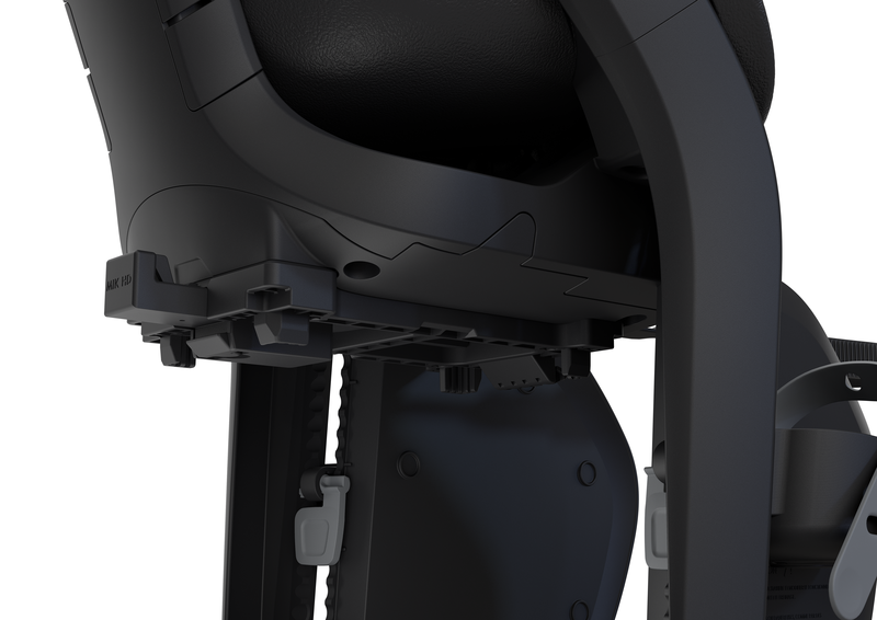 Thule Yepp 2 MIK HD rack-mounted child bike seat midnight black