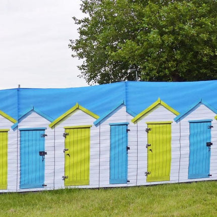 Olpro Beach Huts 5 Pole Windbreak (Wooden Poles)