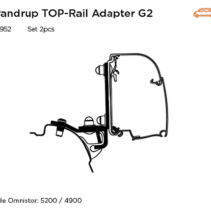 Thule Omnistor 4200 White Awnings & Vehicle Specific Adapters