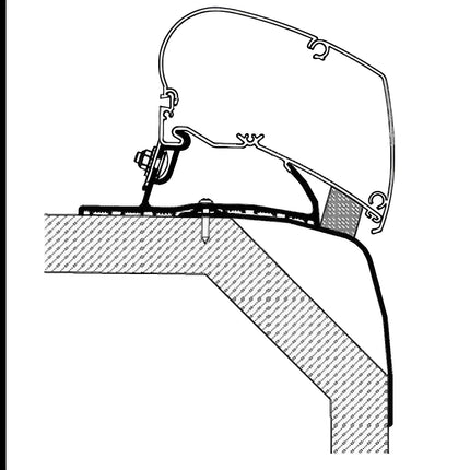 Thule Awning Roof Adapter For Laika Ecovip / Kreos Motorhome