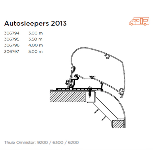 Thule Awning Adapter For Auto-Sleeper Motorhome