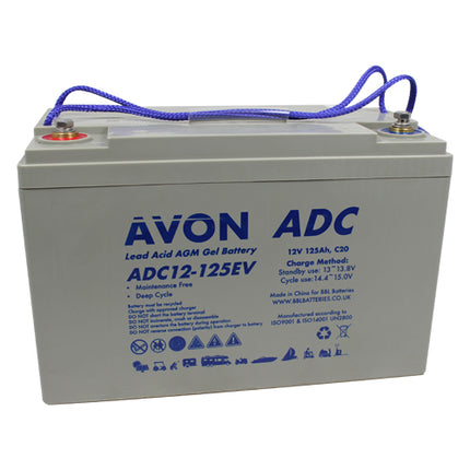 Avon Deep Cycle AGM GEL 12v 125ah