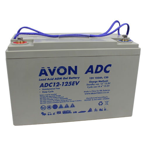 Avon Deep Cycle AGM GEL 12v 125ah