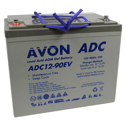 Avon Deep Cycle AGM GEL 12v 90ah