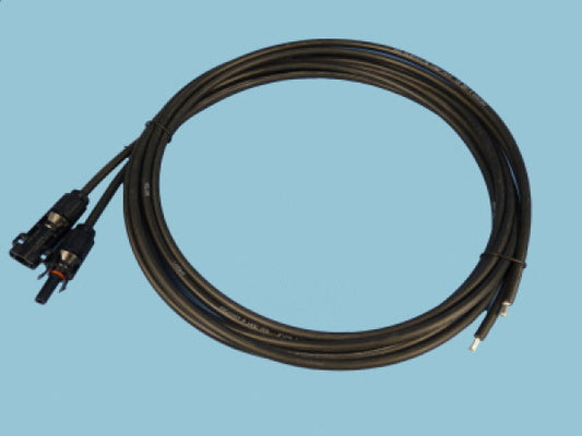 4mm - Black Solar Cable & Connectors