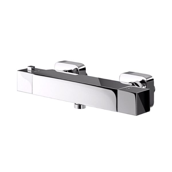 AG Horizontal Square Thermostatic Shower Mixer Valve Chrome - Letang Auto Electrical Vehicle Parts