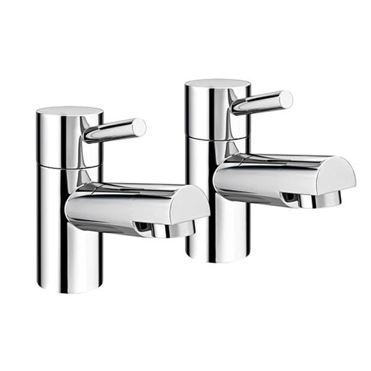 AG Risby Lever Style Basin Taps (Pair) Chrome