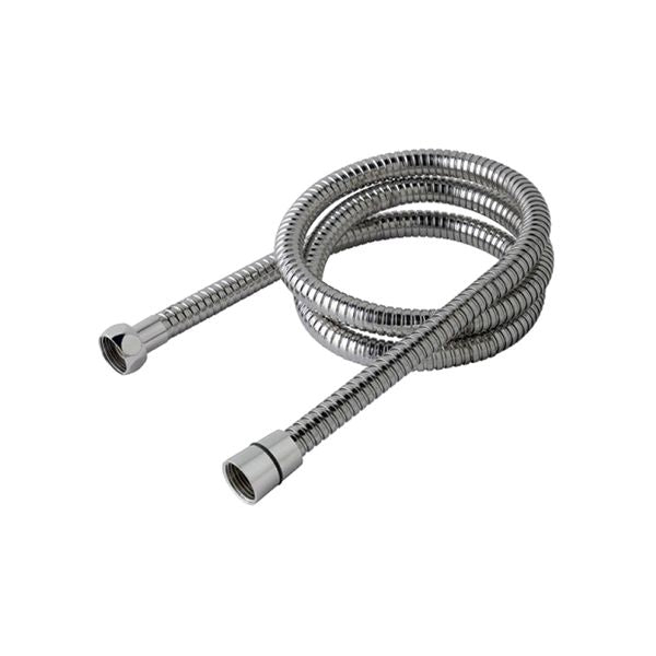 AG Shower Hose Chrome 1.5 Metre Double Interlock Nut & Cone Style