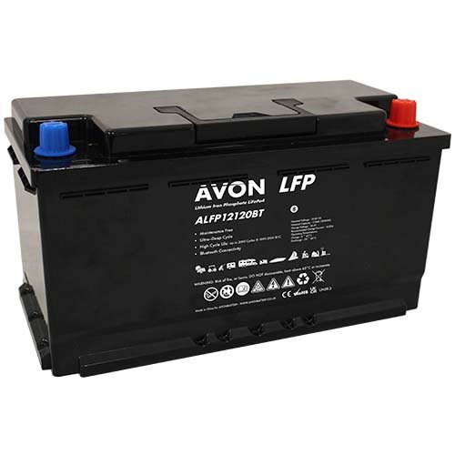 Avon Lithium Life 04 Battery 12v 120AH Blutooth - Letang Auto Electrical Vehicle Parts