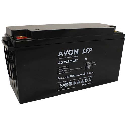 Avon Lithium LifeP04 Battery 12V 150AH Bluetooth ALFP12150BT - Letang Auto Electrical Vehicle Parts