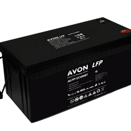 Avon Lithium LifeP04 Battery 12V 300AH Bluetooth ALFP12300BT - Letang Auto Electrical Vehicle Parts