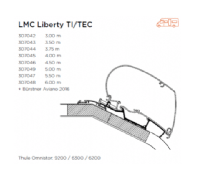 Awning Adapter for LMC Liberty l TEC l Burstner Aviano 2016