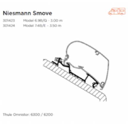 Awning Adapter for Niesmann Smove