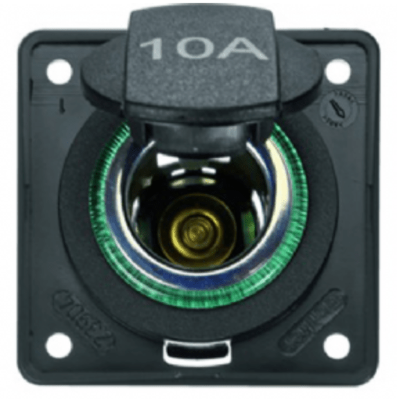 Berker 12V Socket with cover (10A)