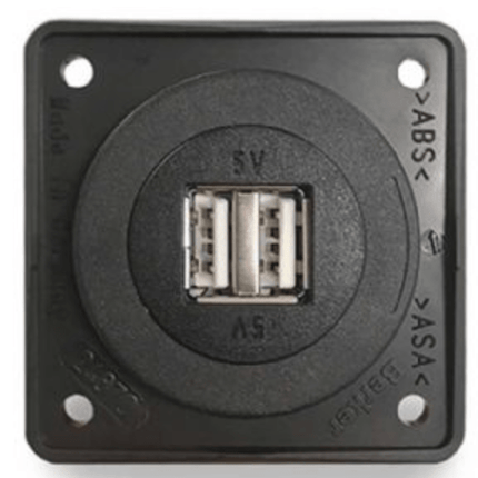 Berker Double USB 12V Charger- Anthracite