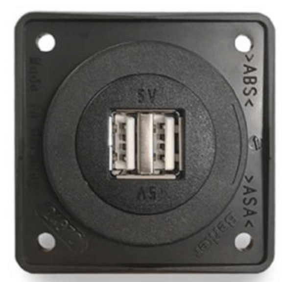 Berker Double USB 12V Charger- Anthracite
