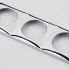 Berker tripple frame chrome