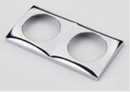 Berker Frames - Chrome or Anthracite - Single/Double/Triple