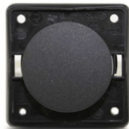 Berker single rocker switch- Anthracite