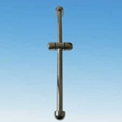 BOLOGNA CHROME SHOWER RAIL 600MM