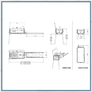 Can Slide out 2 Burner Combi