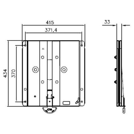 CTA Passenger Seat Swivel Plate for PSA Van (2016 Onwards) - Letang Auto Electrical Vehicle Parts