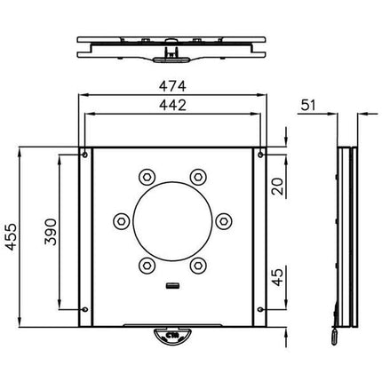 CTA Seat Swivel Plate for Ford Transit (2014+) Tourneo/Custom (2012+) - Letang Auto Electrical Vehicle Parts