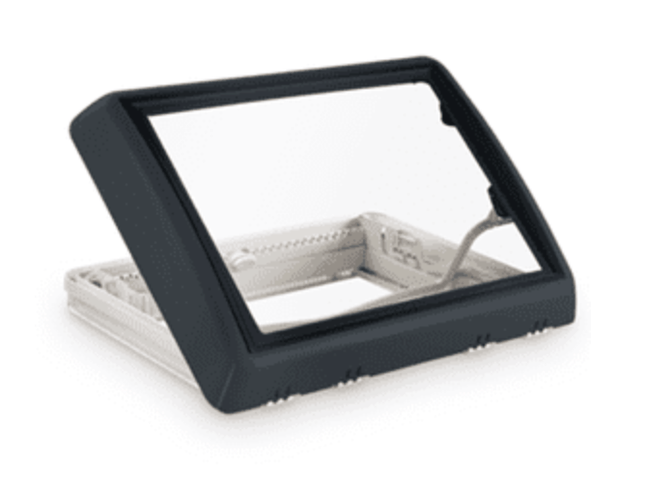 DOMETIC MIDI HEKI STYLE Roof Window With Lever, Grey, 700 X 500 MM