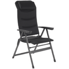 Falcon chair black padded duramesh