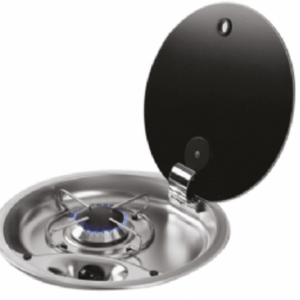 FC1345 Round 1 Burner hob with glass lid - Letang Auto Electrical Vehicle Parts