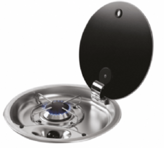 FC1345 Round 1 Burner hob with glass lid - Letang Auto Electrical Vehicle Parts