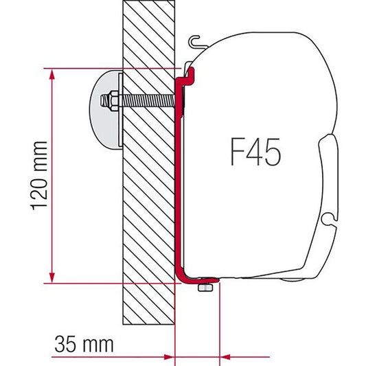 Fiamma Adapter As 350 - Letang Auto Electrical Vehicle Parts