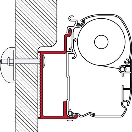 Fiamma Adapter Eura Mobil Karmann (350cm) - Letang Auto Electrical Vehicle Parts