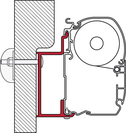 Fiamma Adapter Eura Mobil Karmann (350cm) - Letang Auto Electrical Vehicle Parts