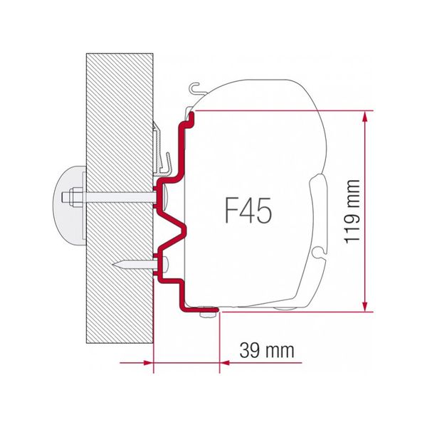 Fiamma Adapter Rapido 90DF-10-400 - Letang Auto Electrical Vehicle Parts